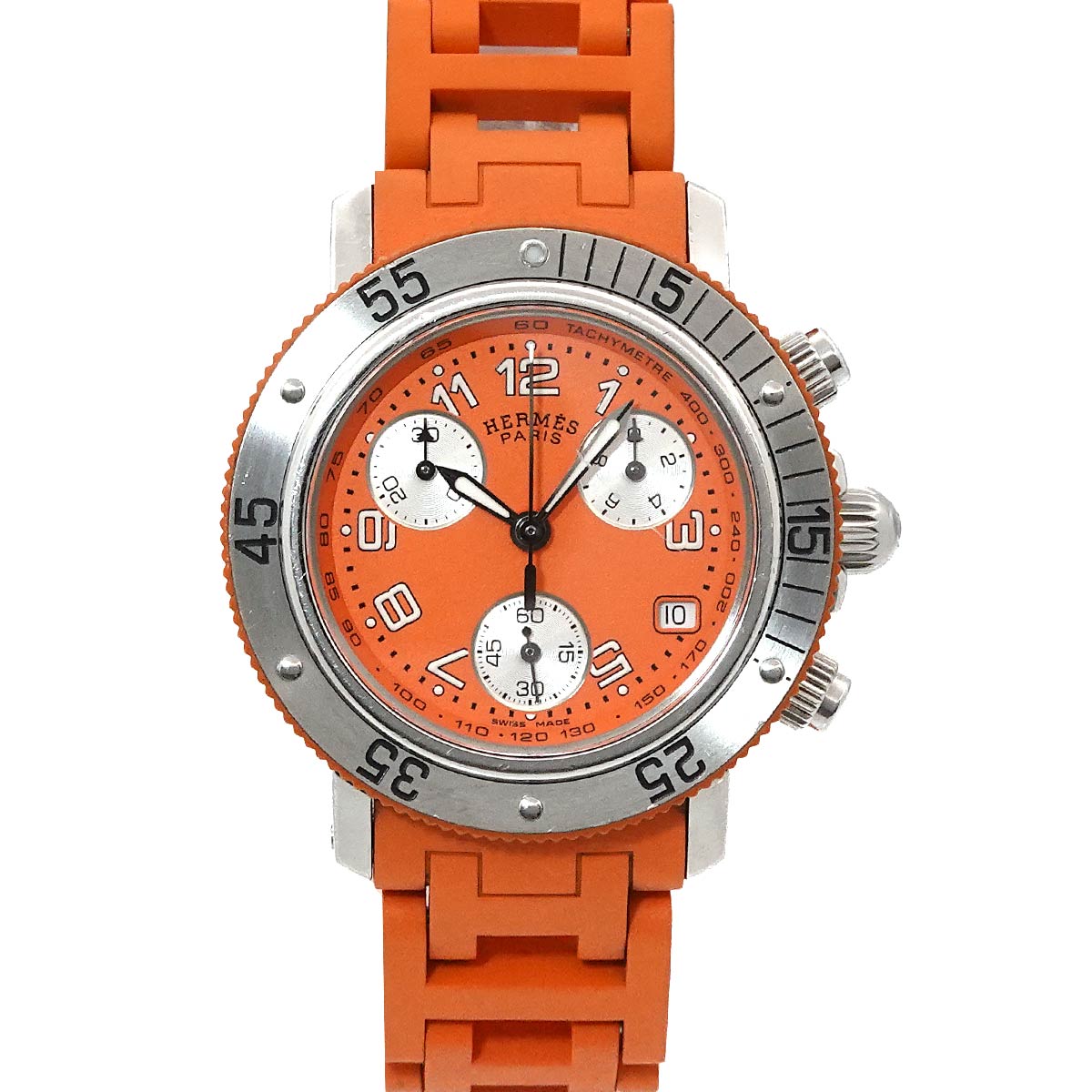 Clipper Diver CL2.316 Quartz Date Orange Dial Ladies Watch