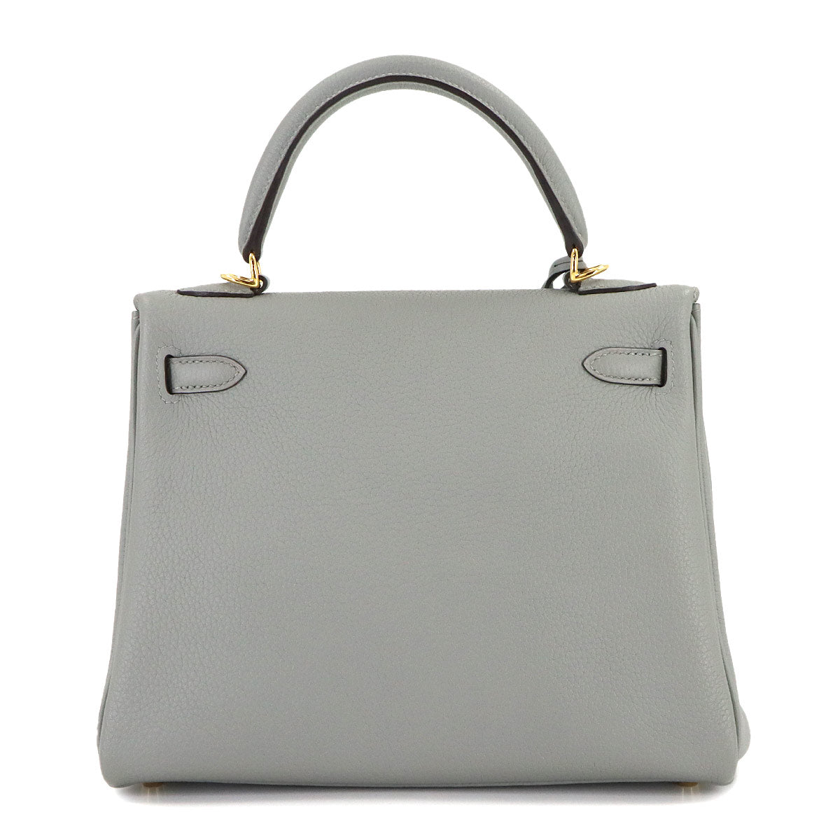 Kelly 25 2way Hand Shoulder Bag Togo Gris Mouette