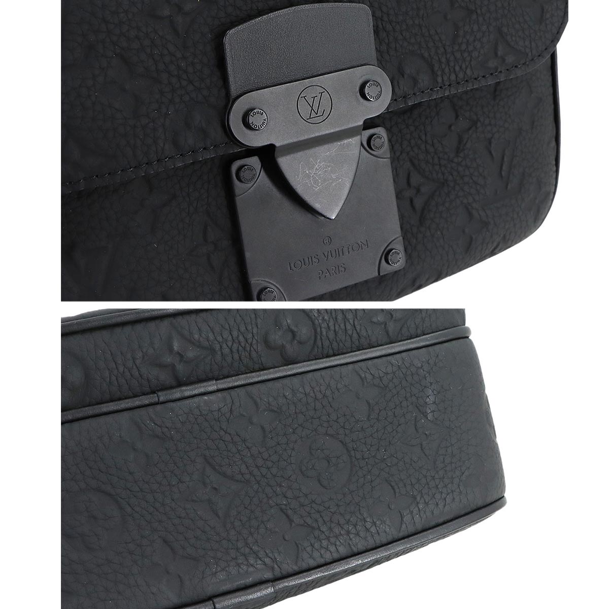 Monogram Taurillon S Lock Messenger Hand Shoulder Bag