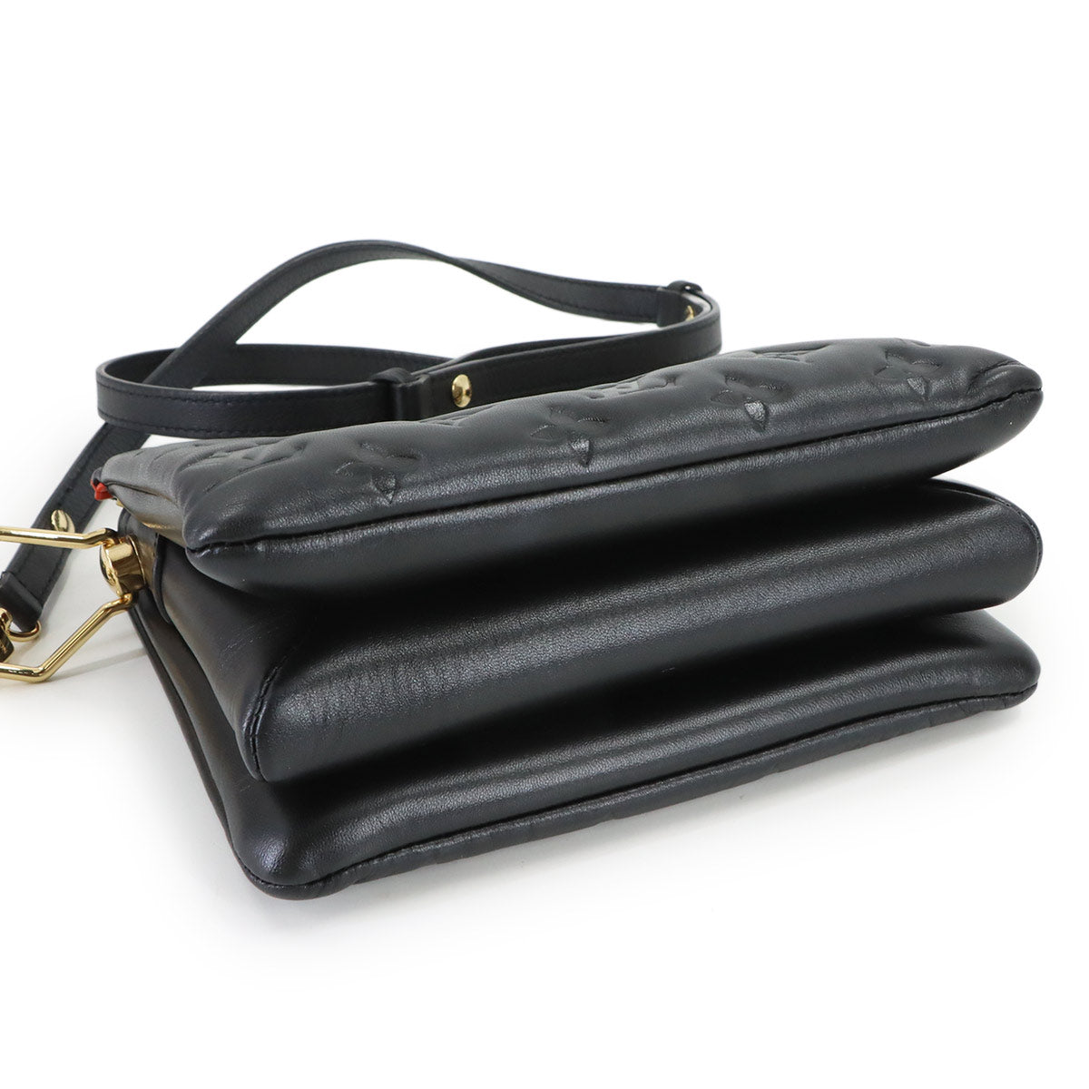 Coussin BB Shoulder Bag Leather Black M21259
