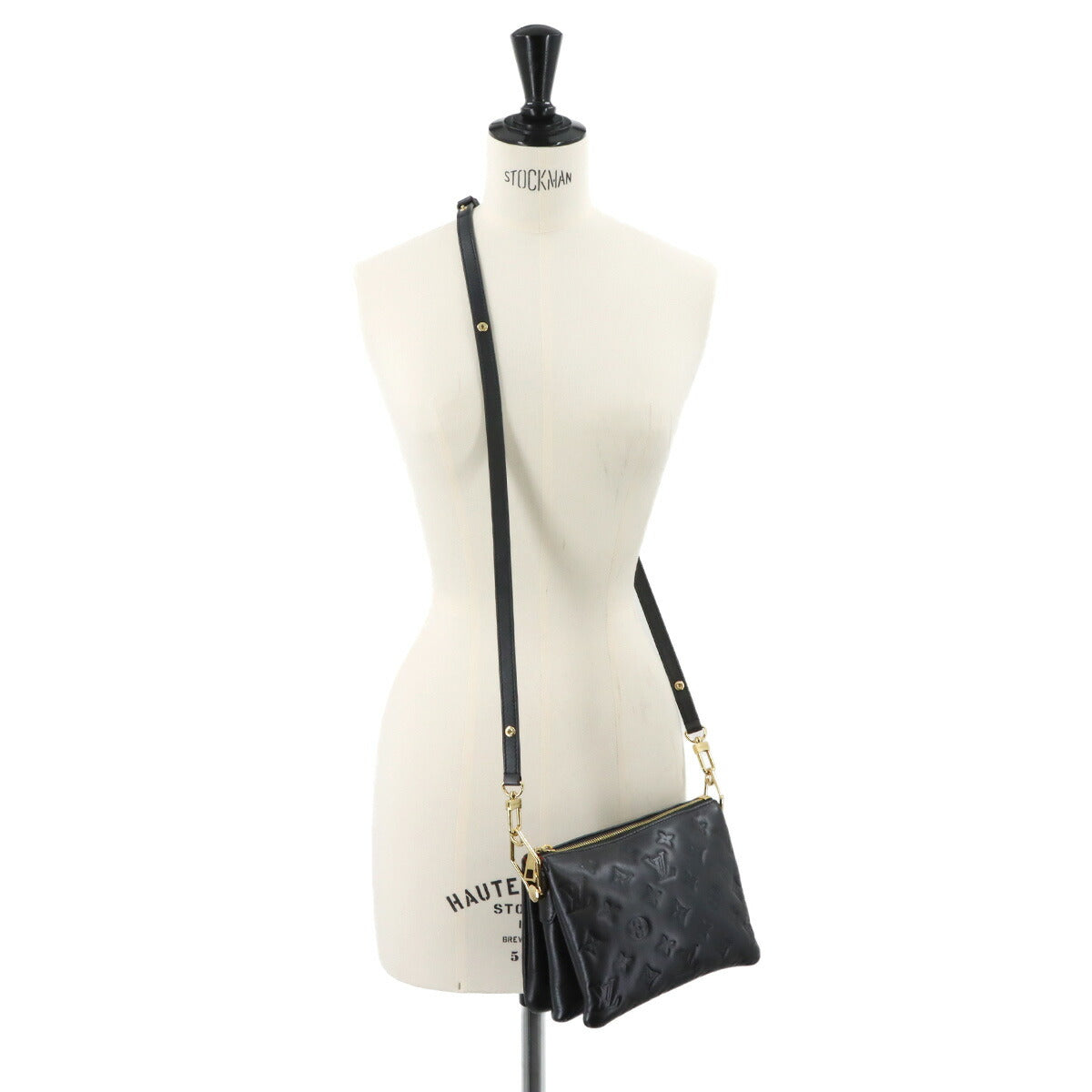 Coussin BB Shoulder Bag Leather Black M21259