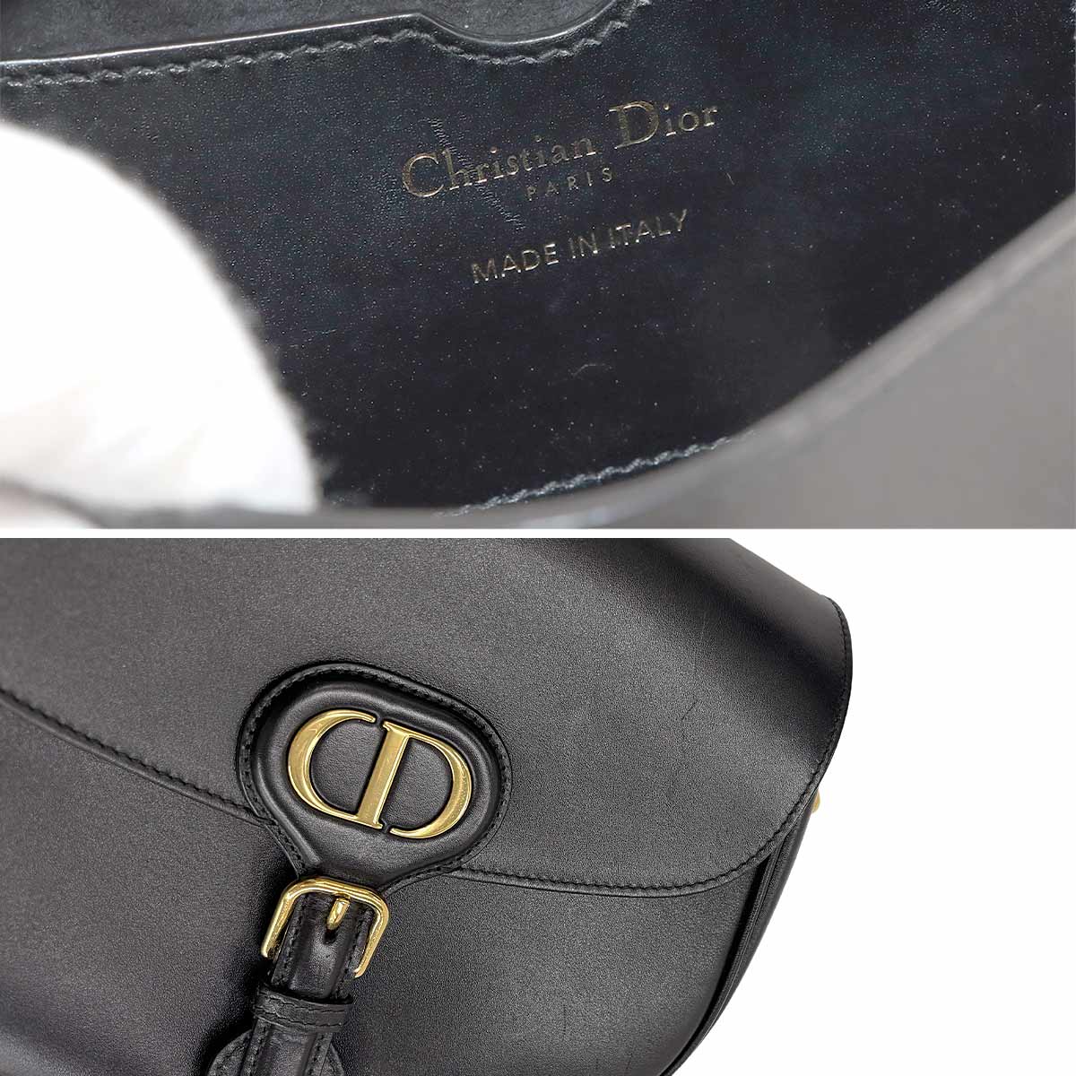 BOBBY Medium Shoulder Bag Leather Black Purse