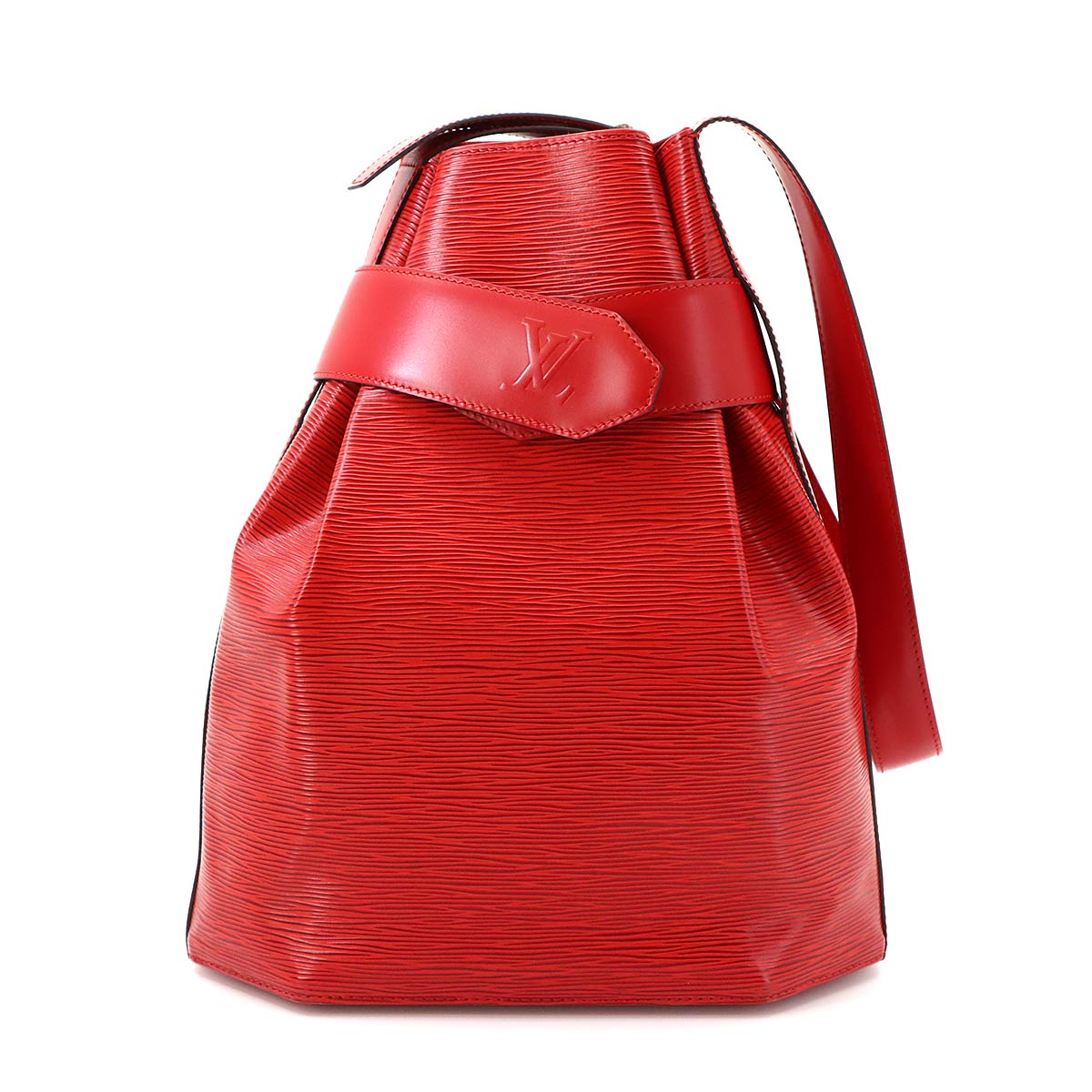 Epi Sac De Paule GM Shoulder Bag Leather Red M80197