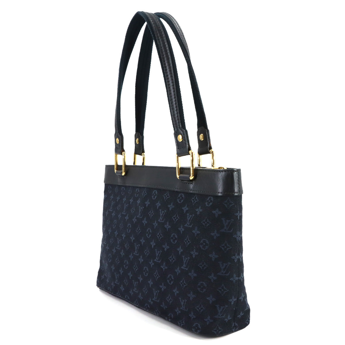 Monogram Mini Lucille PM Tote Bag Canvas TST Blue M92680