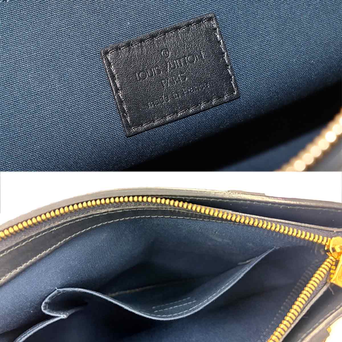 Monogram Mini Lucille PM Tote Bag Canvas TST Blue M92680
