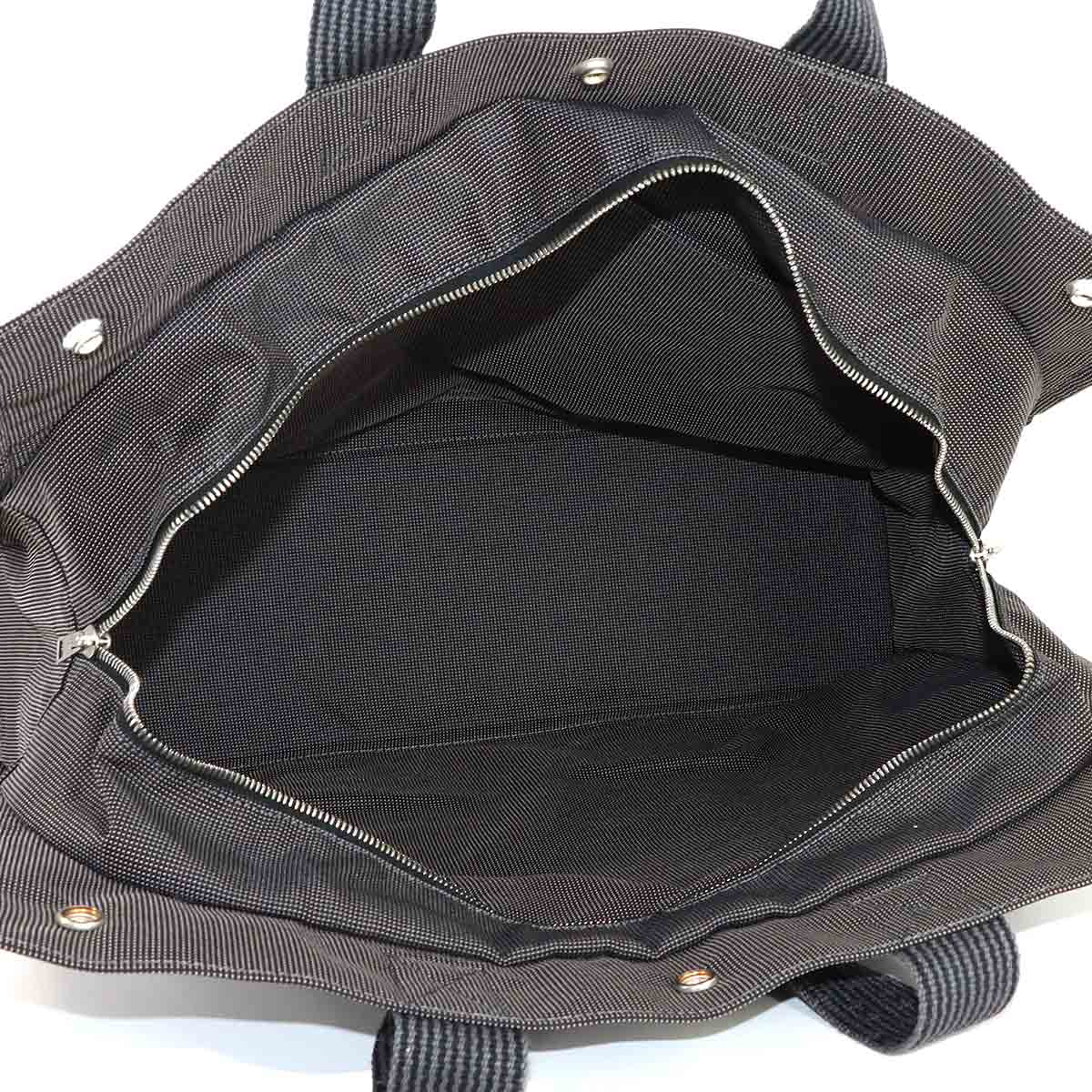 Herline Tote GM Bag Canvas Gray Purse
