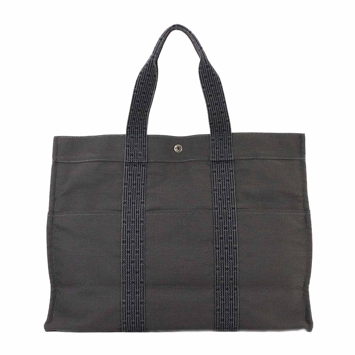 Herline Tote GM Bag Canvas Gray Purse