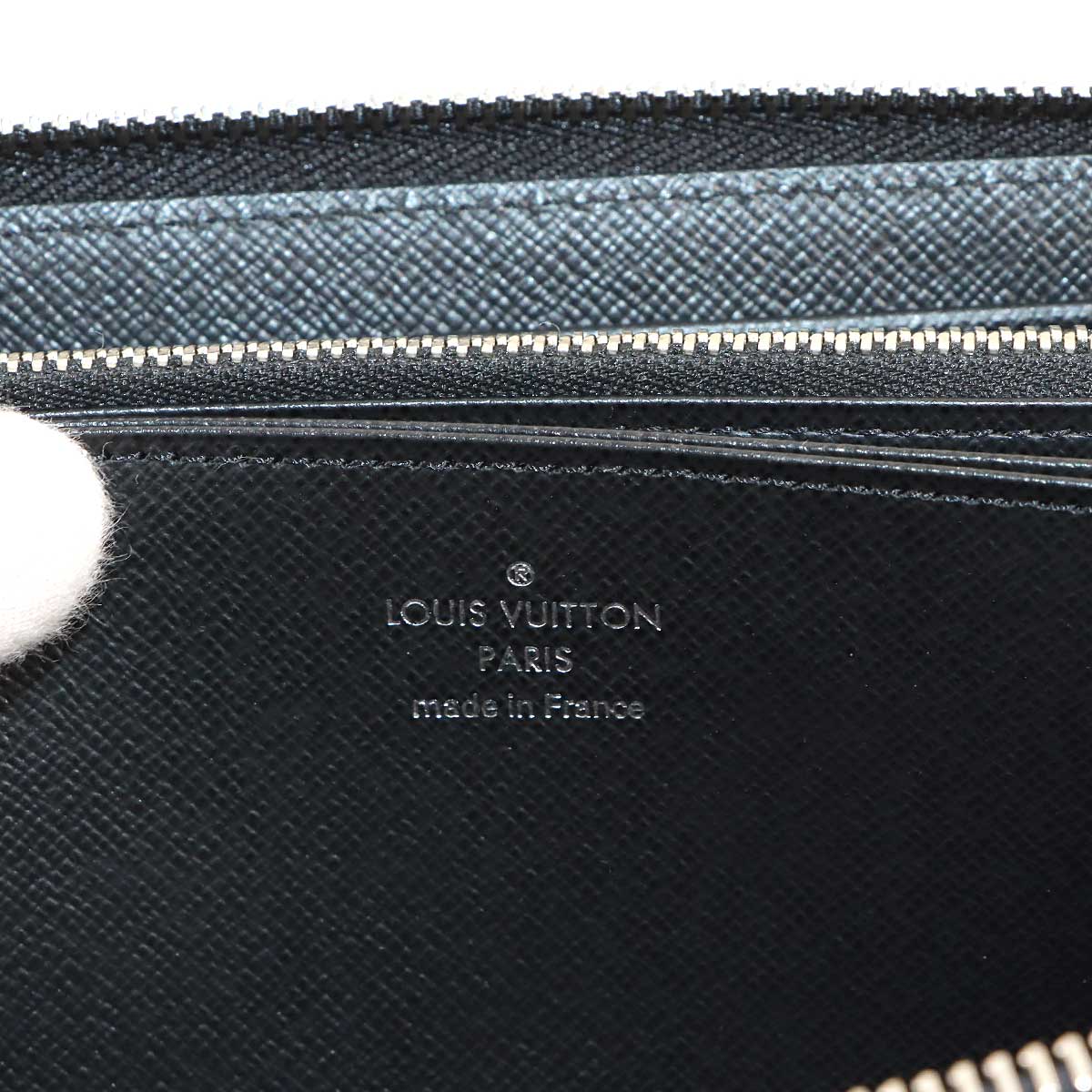 Epi Zippy Wallet Leather Noir M61857 Black