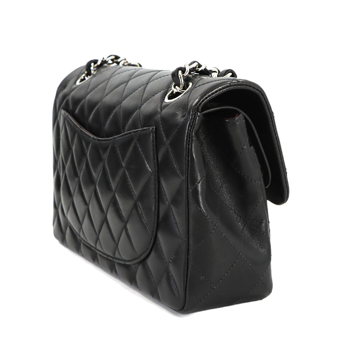 Matelasse 23 Chain Shoulder Bag Leather Black A01113