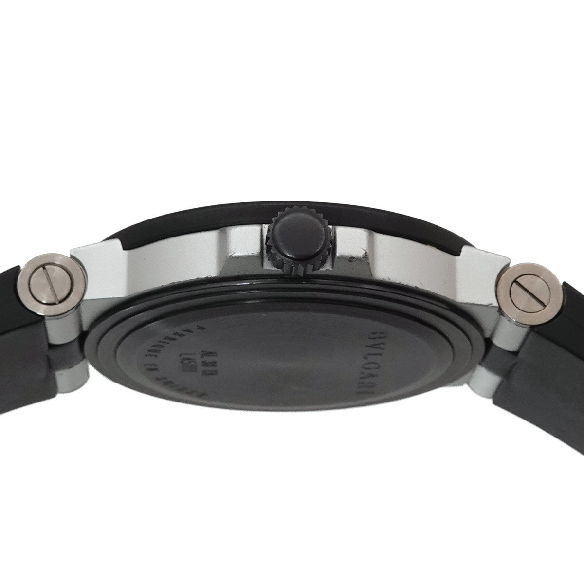 Aluminum AL38TA Date Automatic Black Carbon Dial Mens Watch