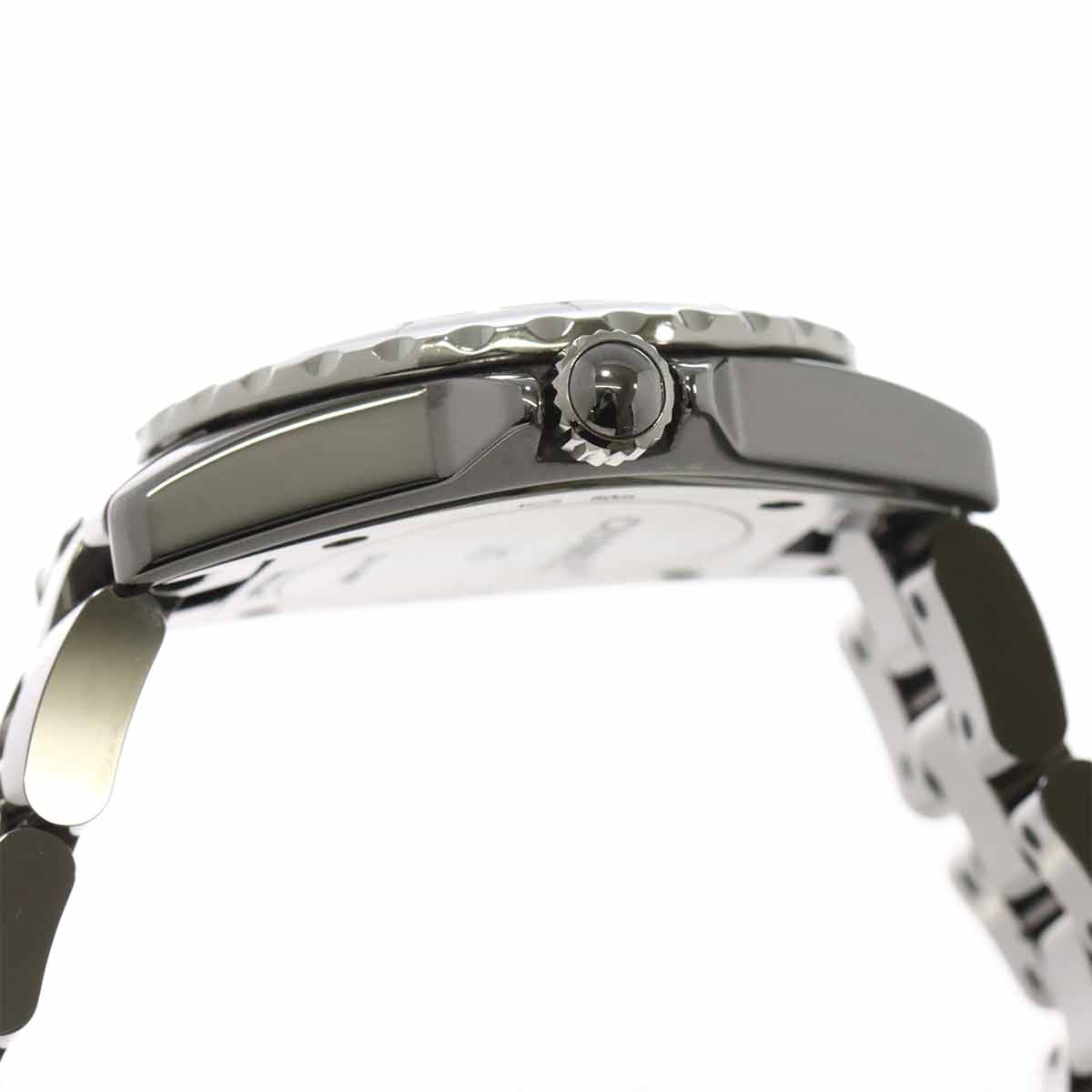 J12 Chromatic 29mm H3401 8P Diamond Quartz Silver Dial Ladies