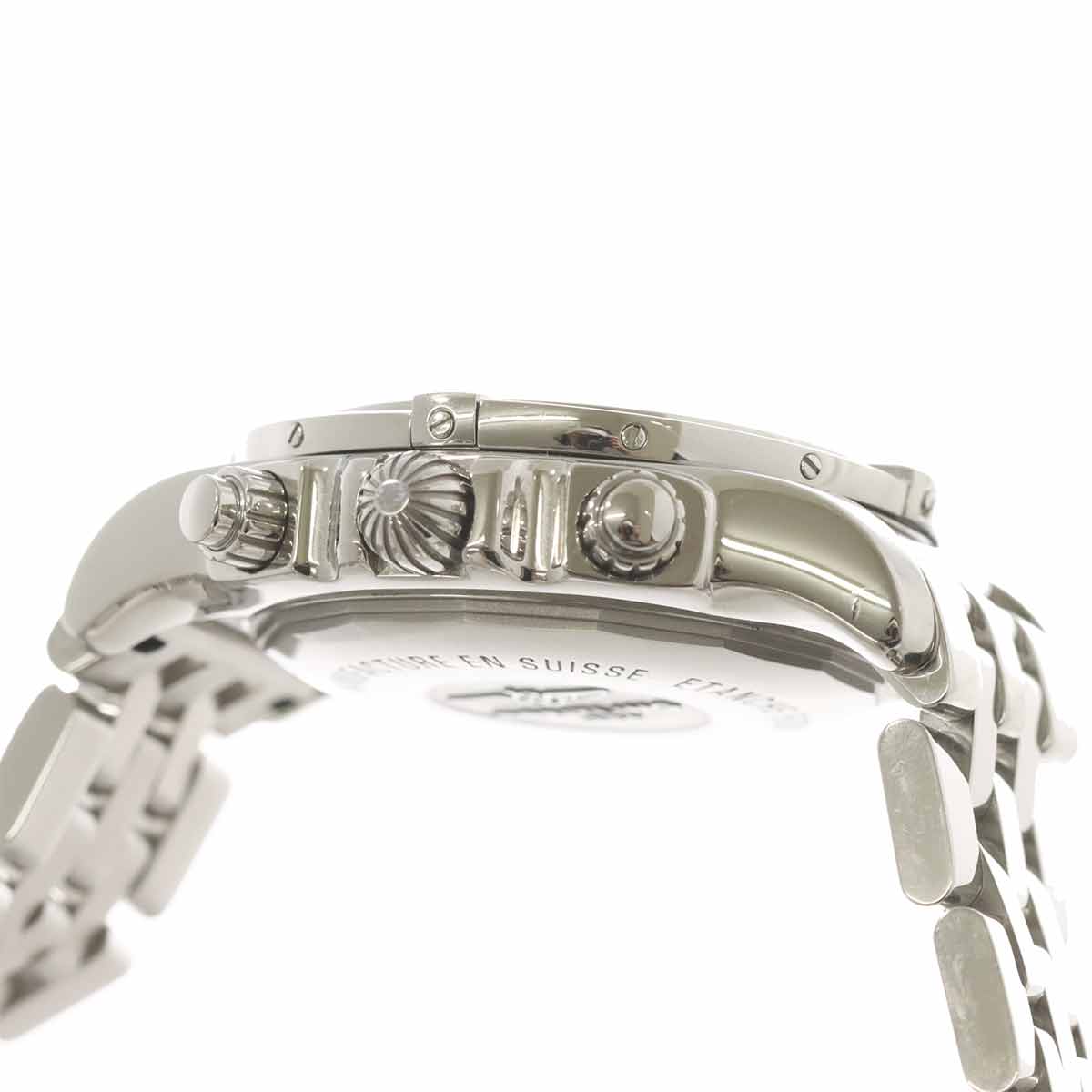 Chronomat 44 AB0110 Chronograph Date White Shell Dial Mens