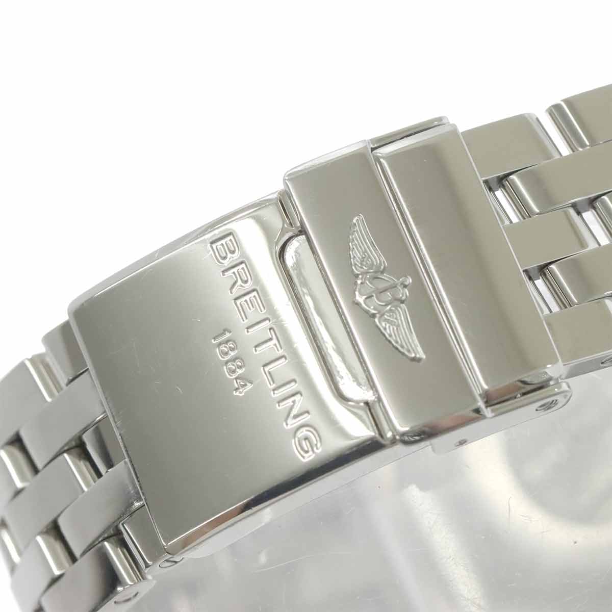 Chronomat 44 AB0110 Chronograph Date White Shell Dial Mens