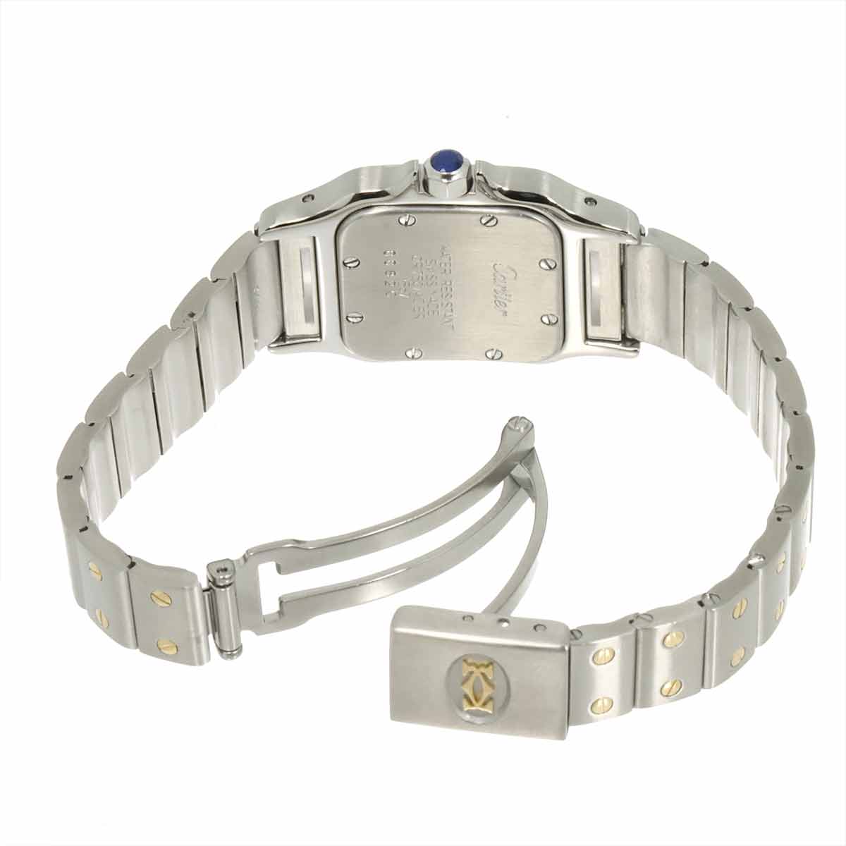Santos Galbee W20012C4 750 YG Cream Dial Ladies Watch