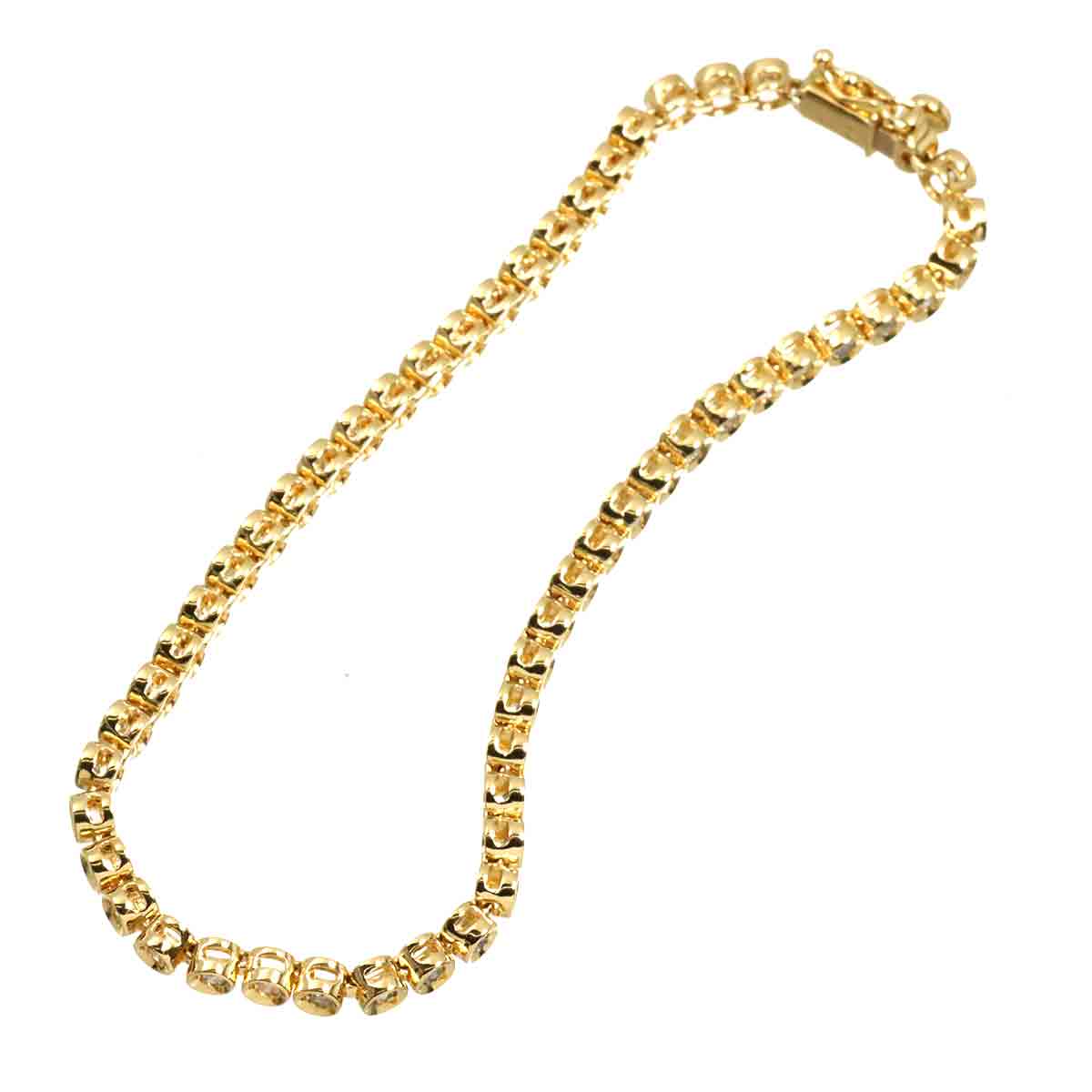 Diamond 1.02ct Bracelet K18 YG Yellow Gold 750
