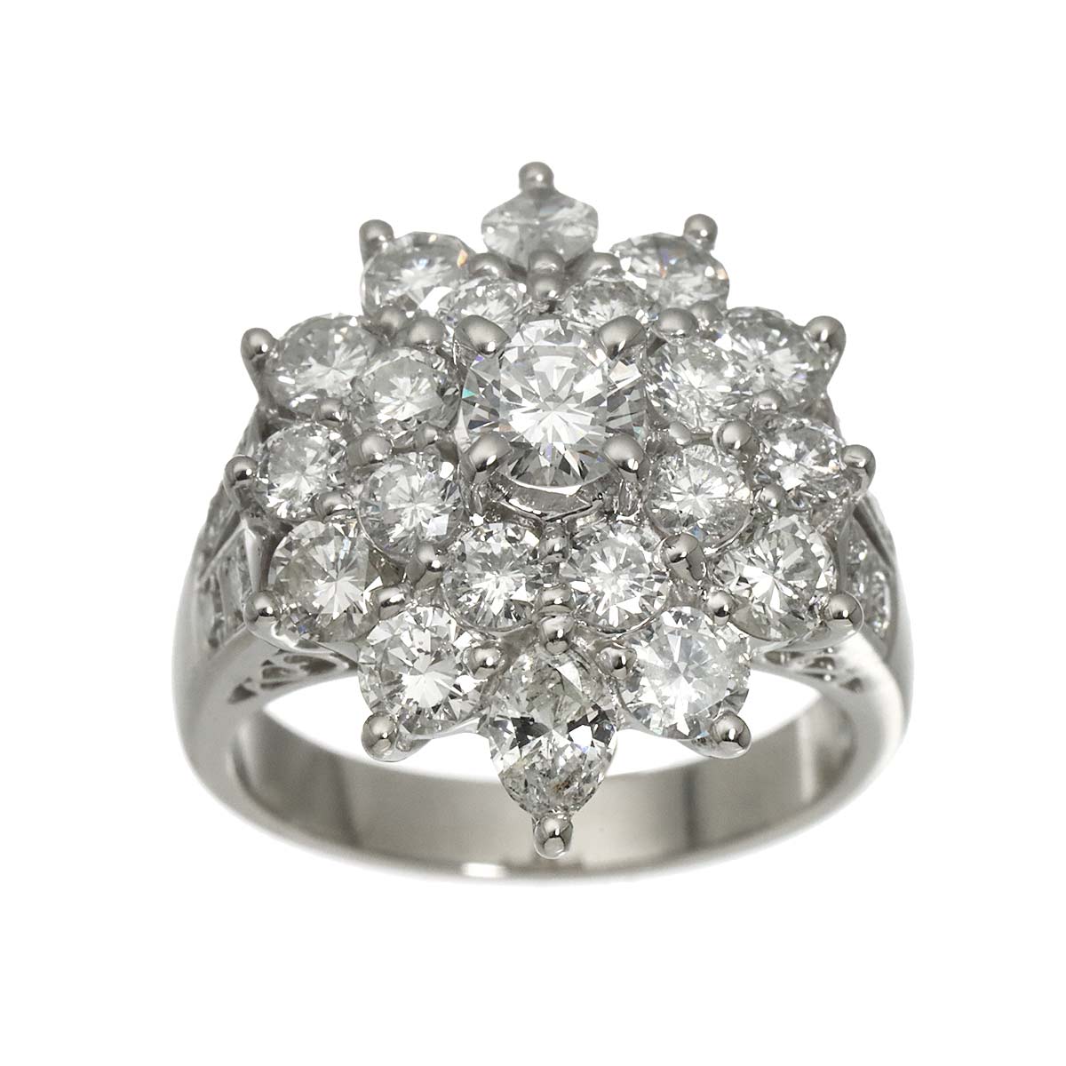 Diamond 0.39ct/2.64ct Ring Pt Platinum size6(US)