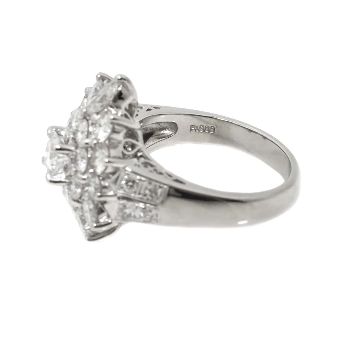 Diamond 0.39ct/2.64ct Ring Pt Platinum size6(US)