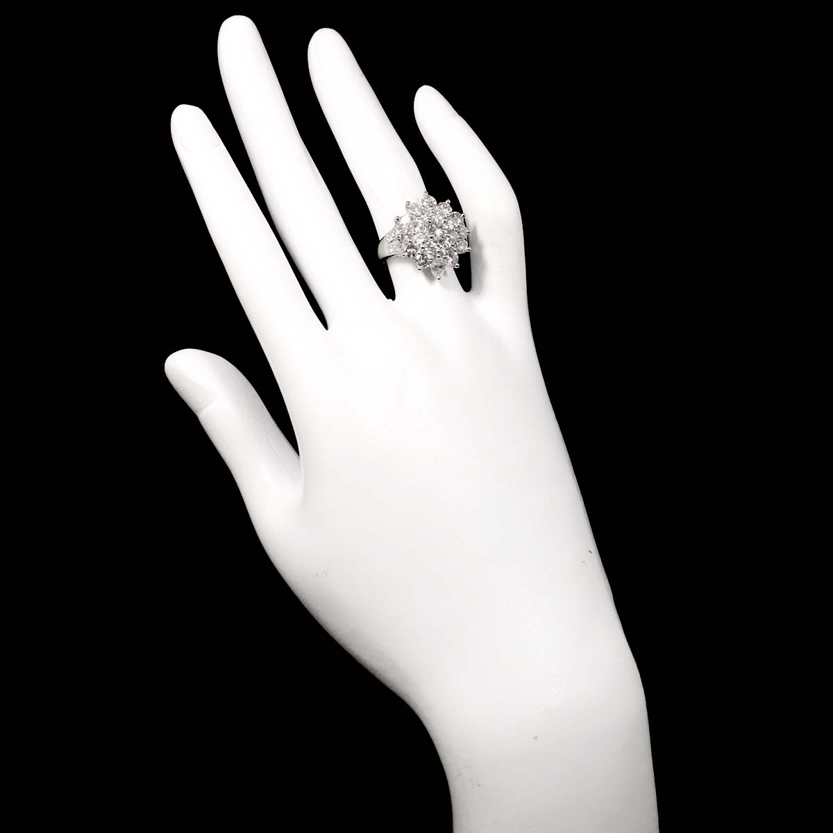 Diamond 0.39ct/2.64ct Ring Pt Platinum size6(US)