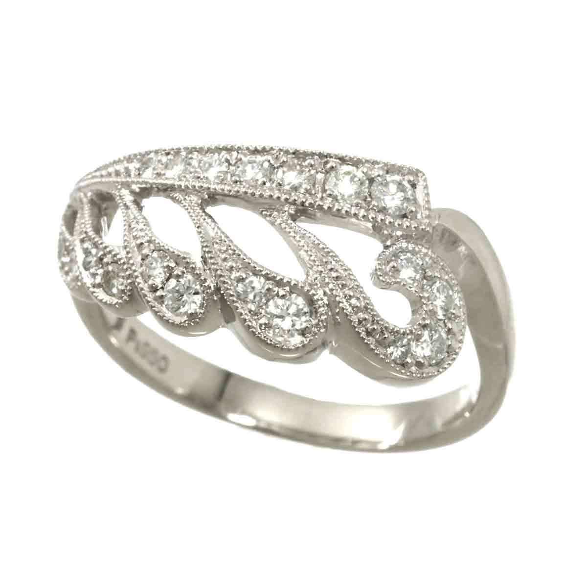 Diamond 0.25ct Ring Pt Platinum size5-5.25(US)