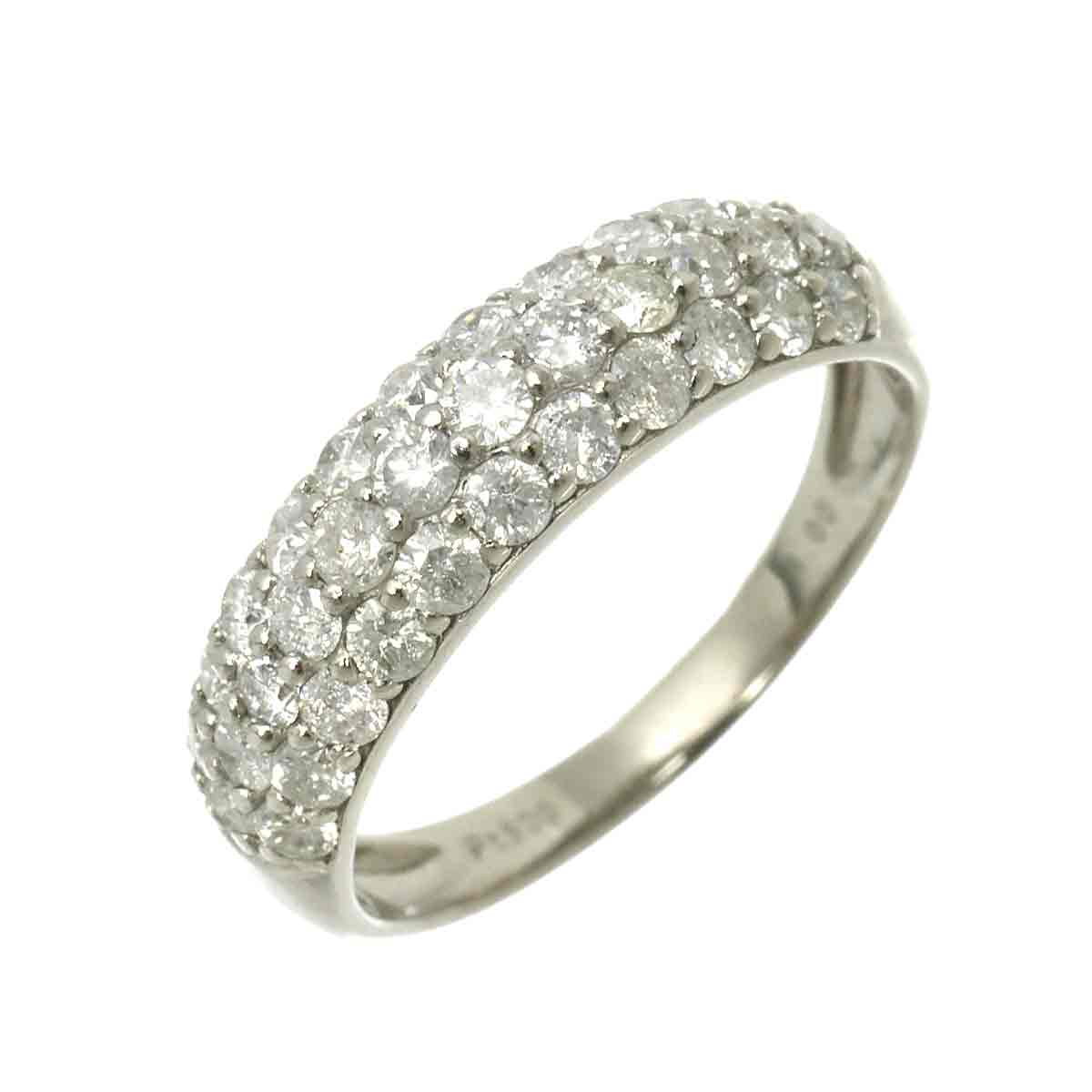 Diamond 1.00ct Ring Pt Platinum size5.5-5.75(US)