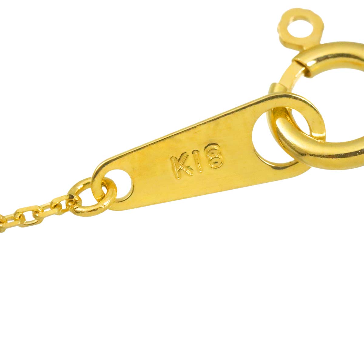 Diamond 0.35ct Necklace 18K YG Yellow Gold 750