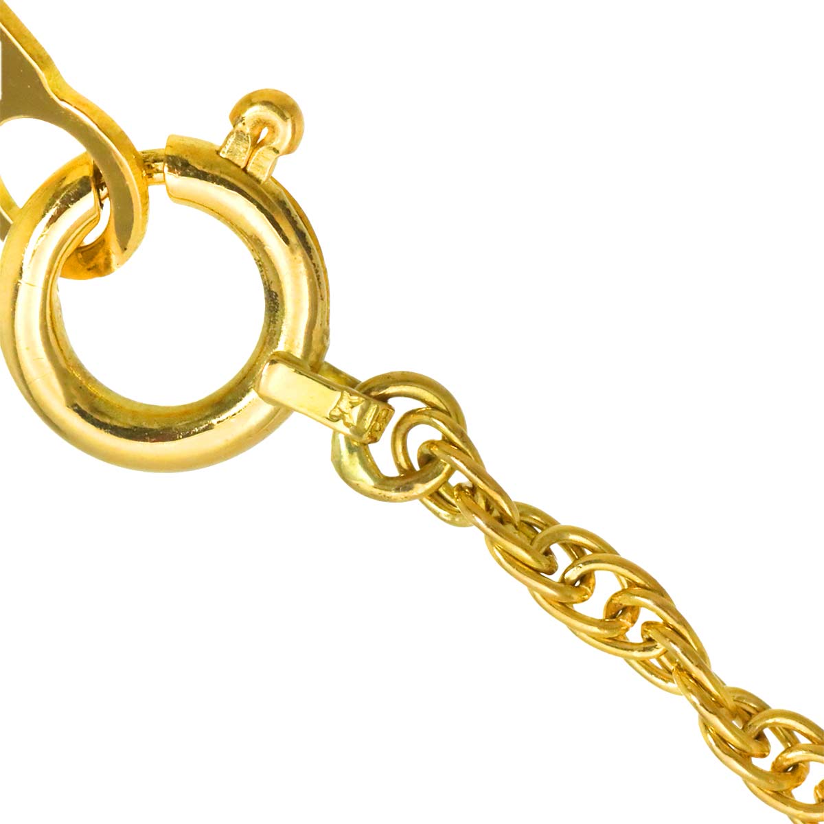 Ruby 0.60ct Diamond 0.32ct Necklace 18K 18K Yellow Gold 750