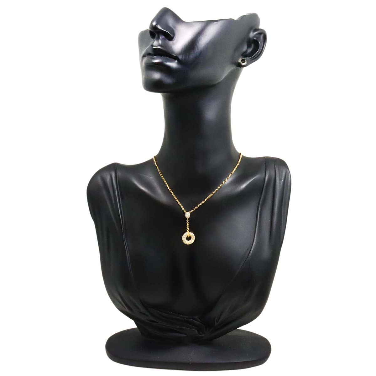 Diamond 0.67ct Necklace 18K YG Yellow Gold 750