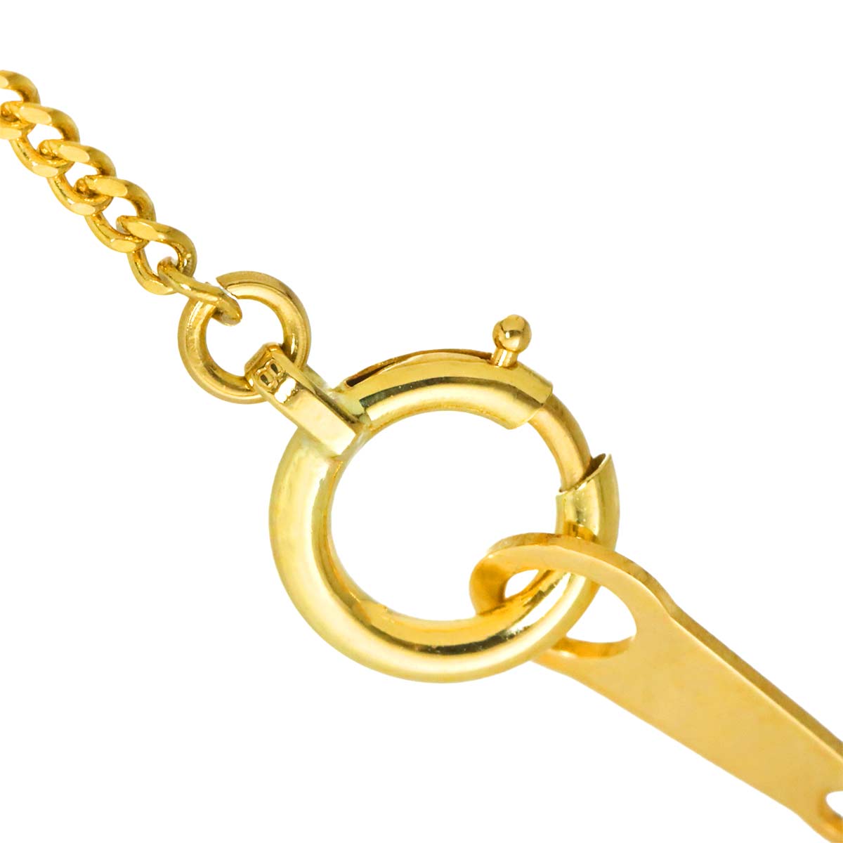 Diamond 0.41ct Necklace 18K YG Yellow Gold 750