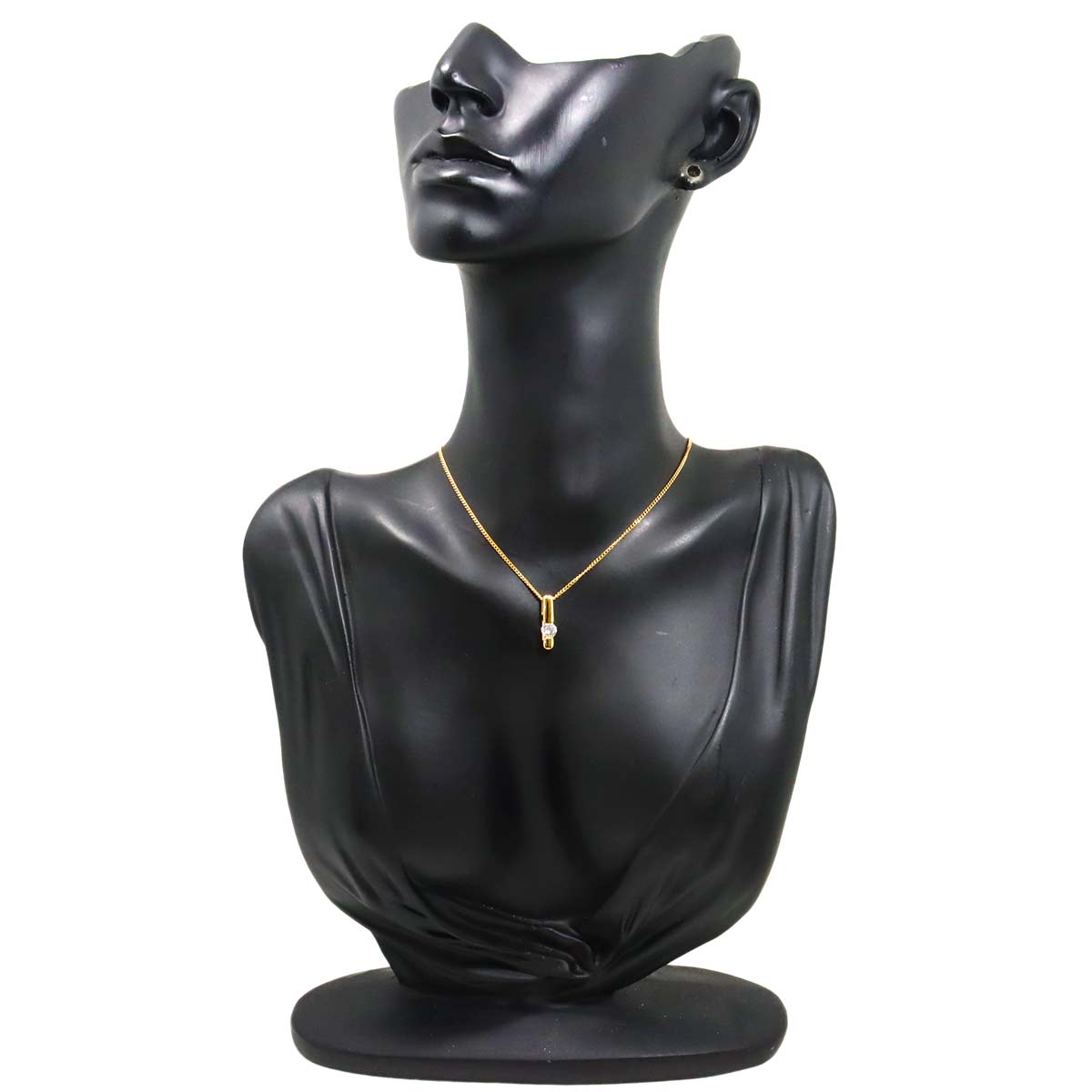 Diamond 0.41ct Necklace 18K YG Yellow Gold 750