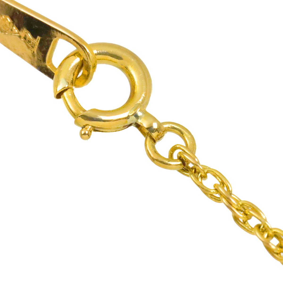 Diamond 0.33ct Necklace 18K YG Yellow Gold 750