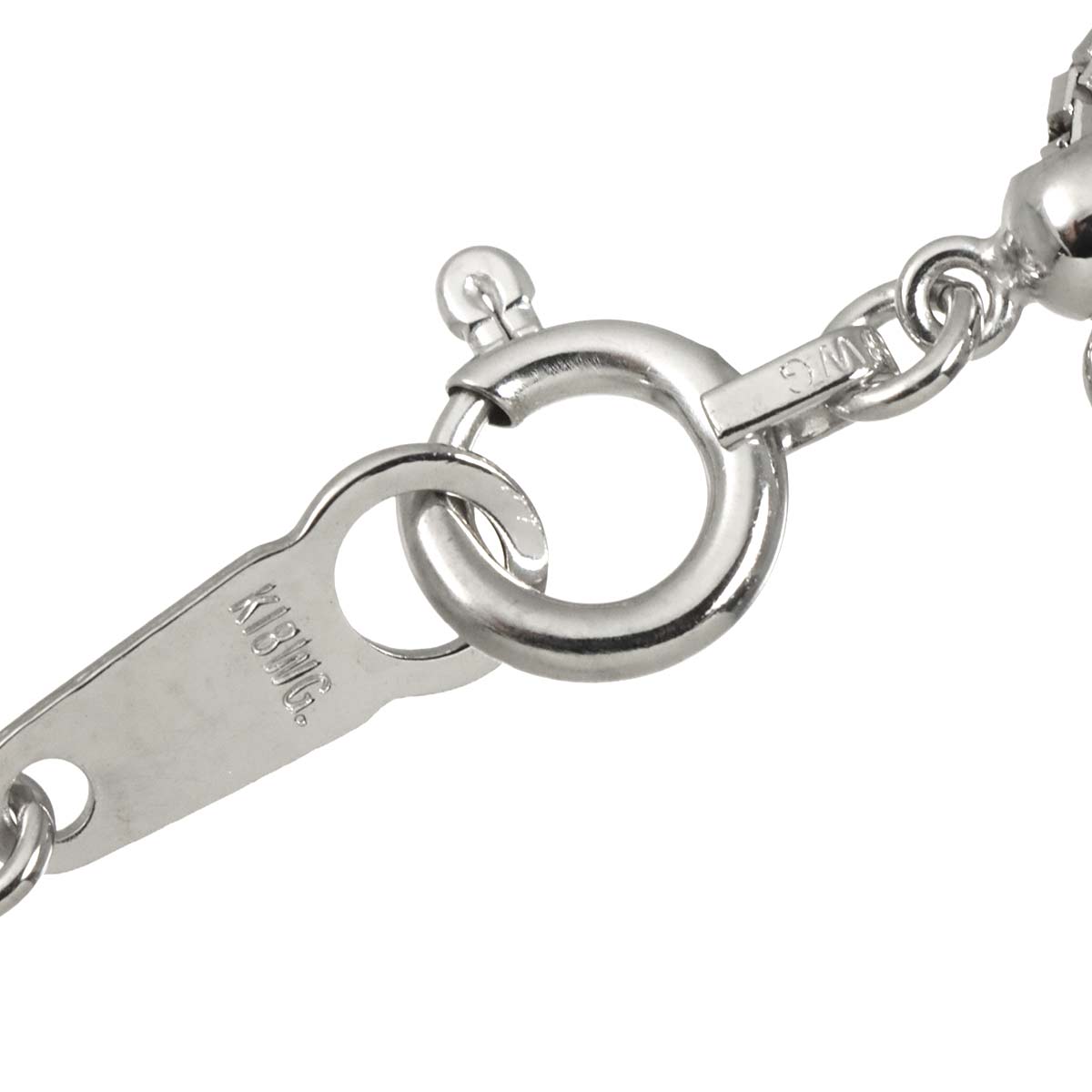 Sapphire 0.68ct Ruby 0.32ct Diamond 0.32ct Necklace 18K WG 750