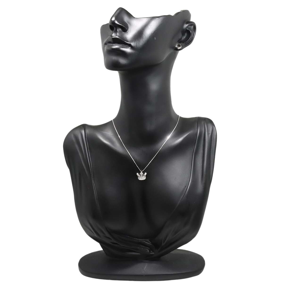 Diamond 0.66/0.06ct Necklace 18K WG White Gold 750