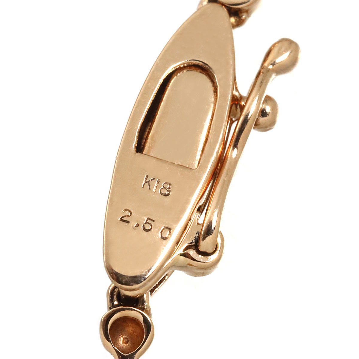 Diamond 2.50ct Necklace 18K Pink Gold 750