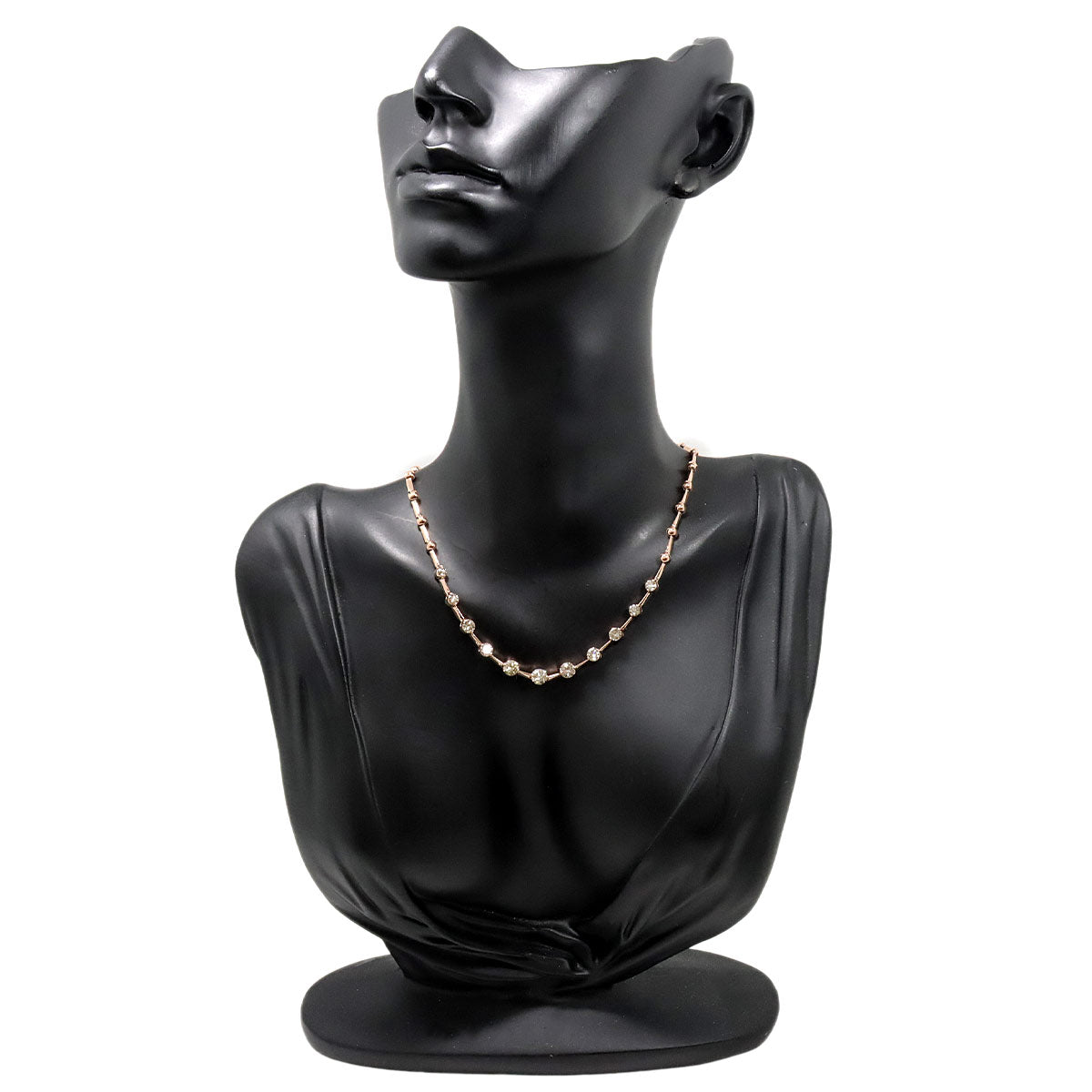 Diamond 2.50ct Necklace 18K Pink Gold 750