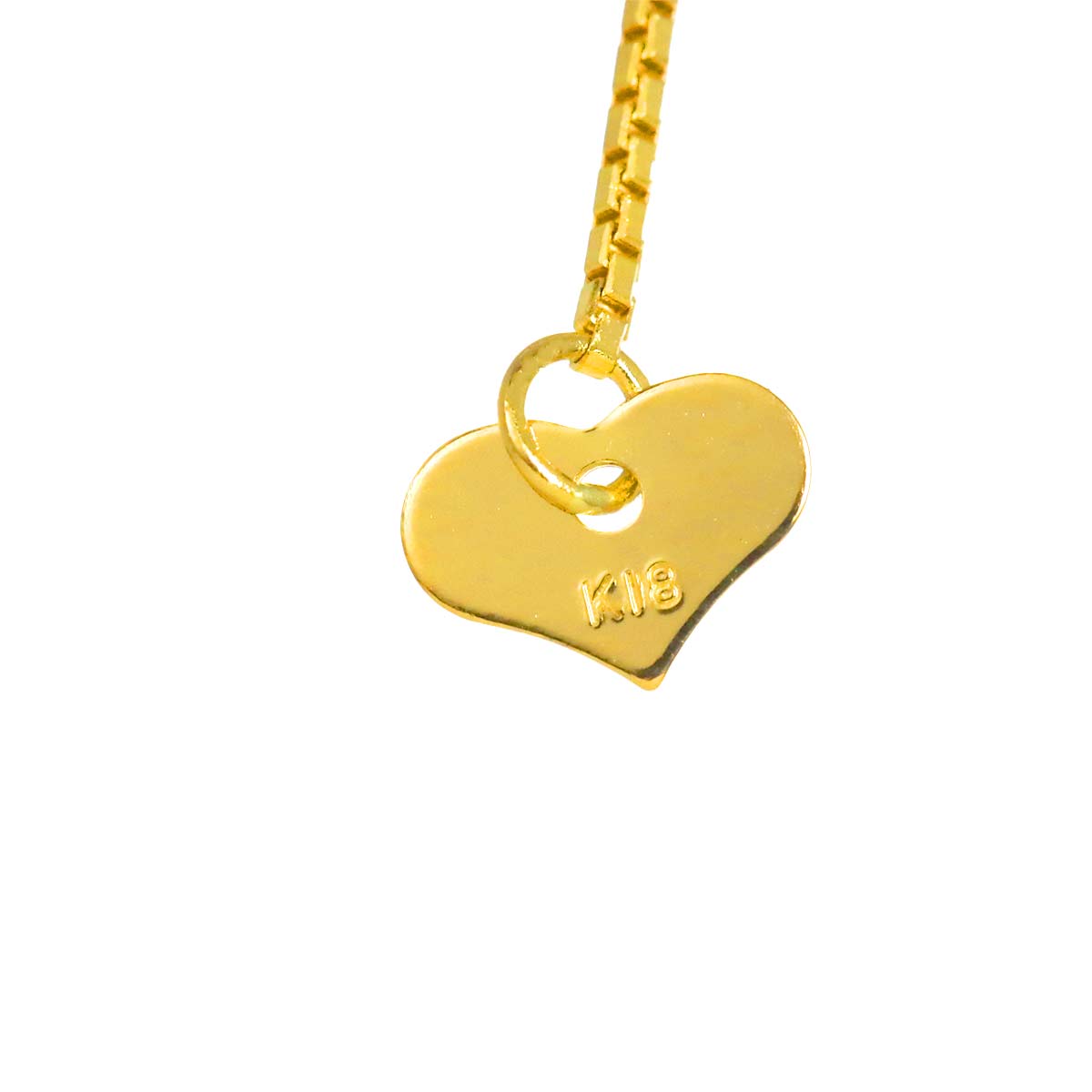 Diamond 0.70ct Necklace 18K K18 YG Yellow Gold 750