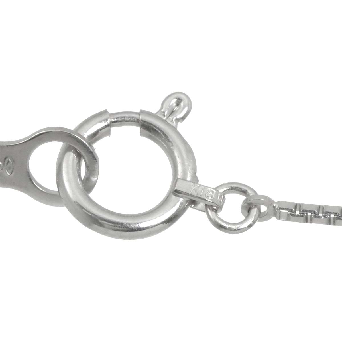 Trilogy Diamond 0.55ct Necklace 18K WG 750