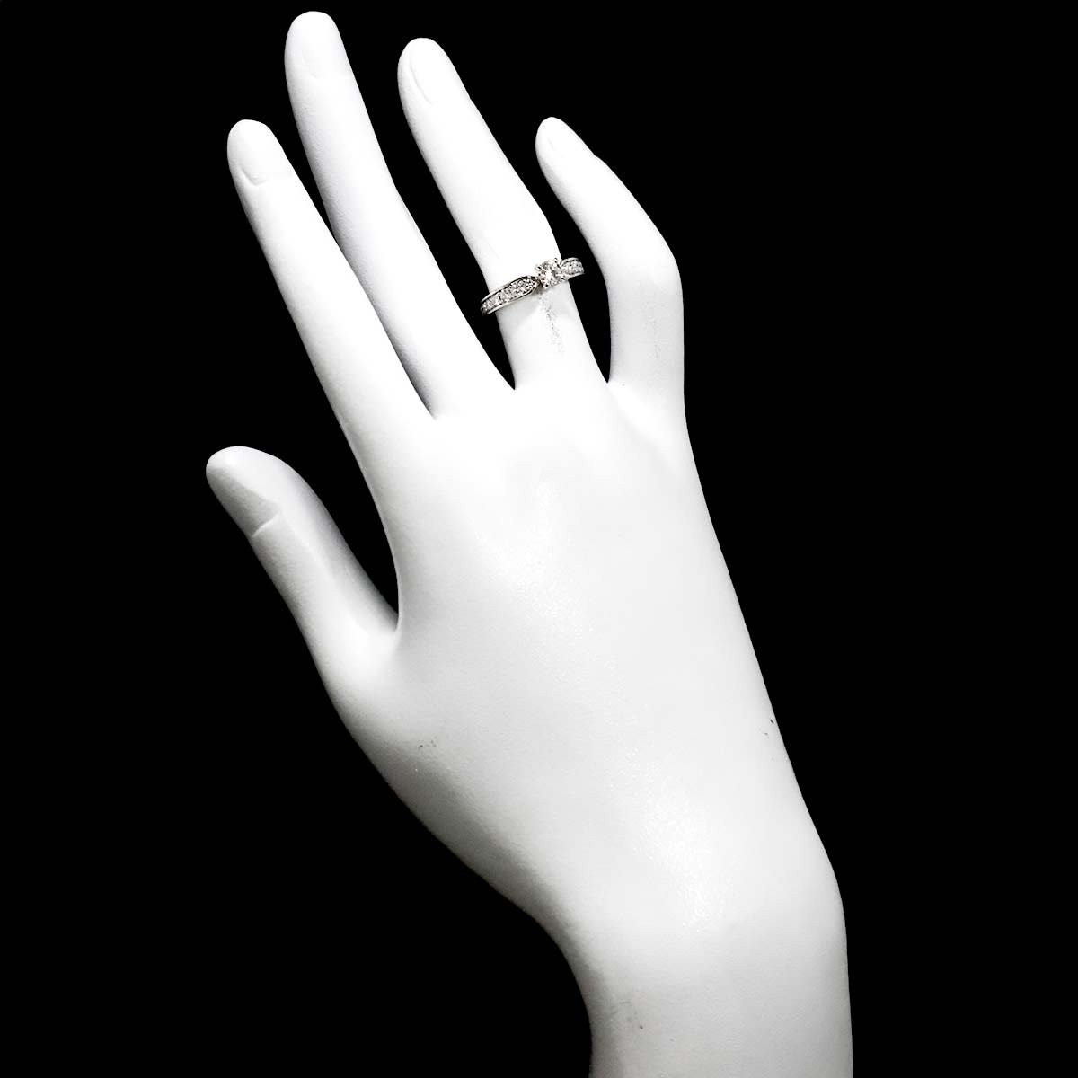 Liens Diamond 0.34ct E/VS1/3EX Ring Pt size4(US)