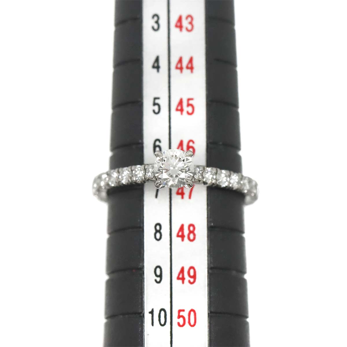 ETINCELLE Half Diamond 0.30ct Ring Pt size47 4(US)