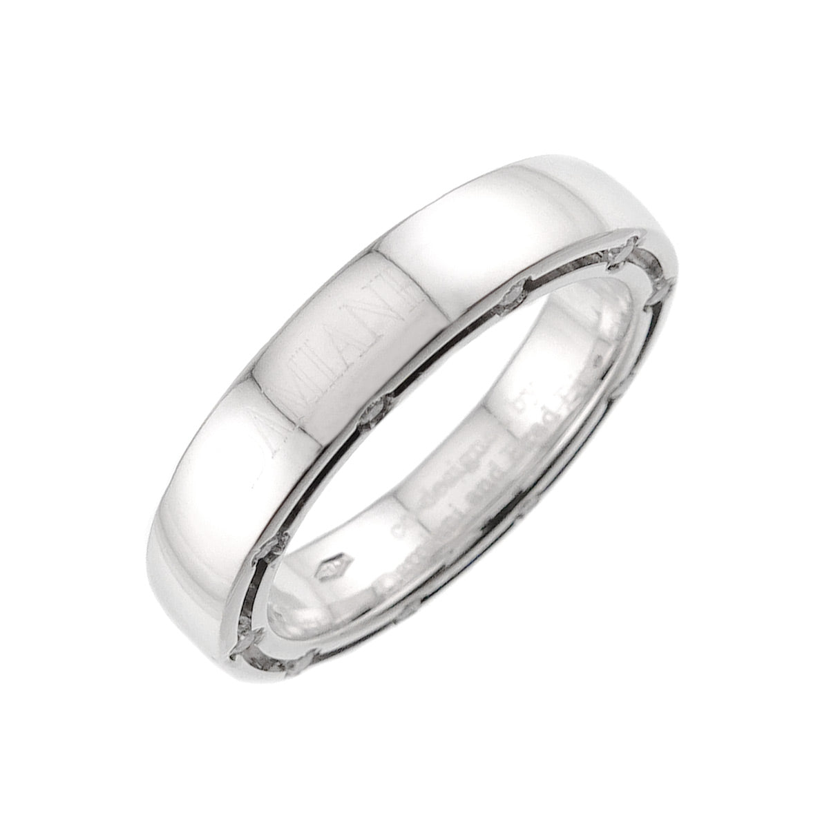 D-SIDE Diamond 20P Ring 18K White Gold 750 size5.25(US)