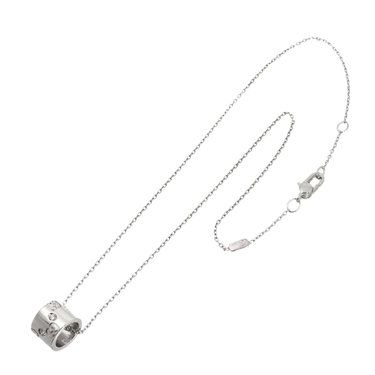 Icon Diamond Necklace 18K White Gold 750