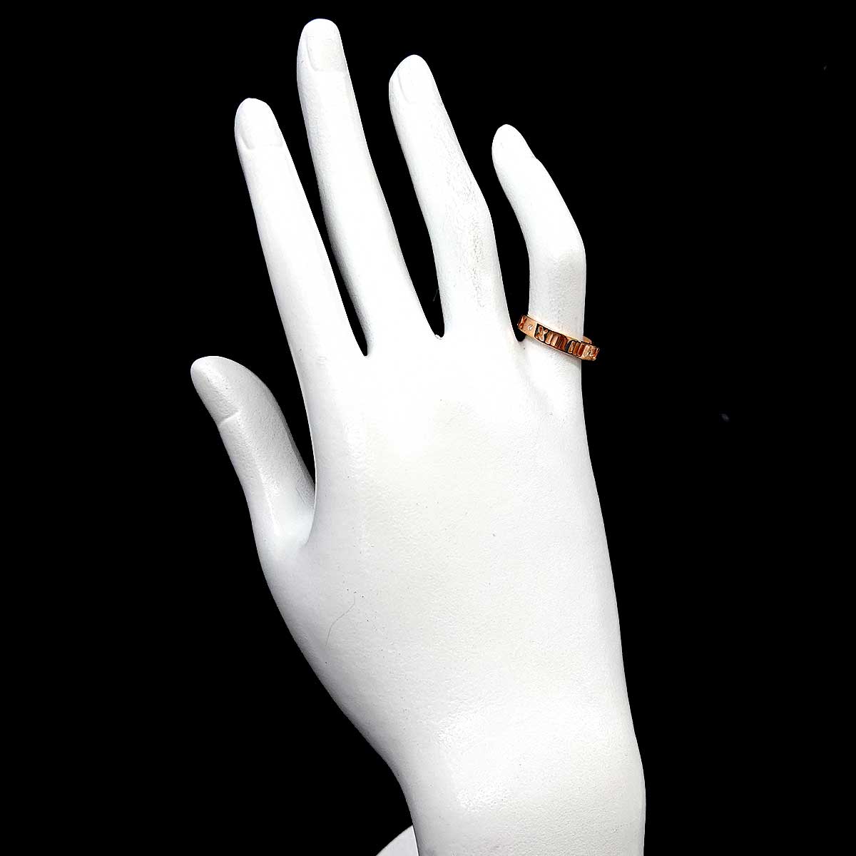 Atlas Ring Diamond 18K PG Pink Gold 750 Size5.25(US) 90320603