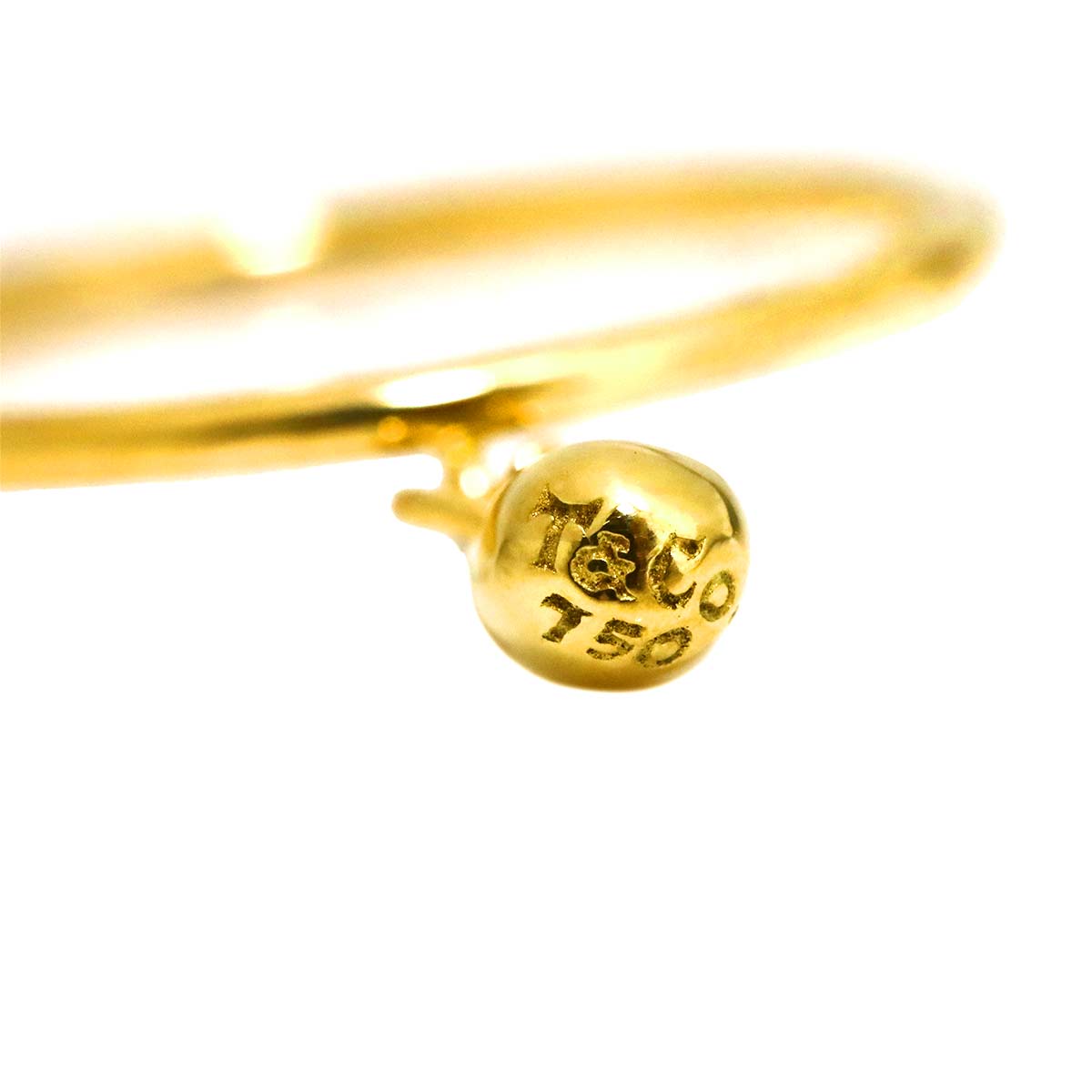 Teardrop Ring 18K YG 750 size5.5-5.75(US)