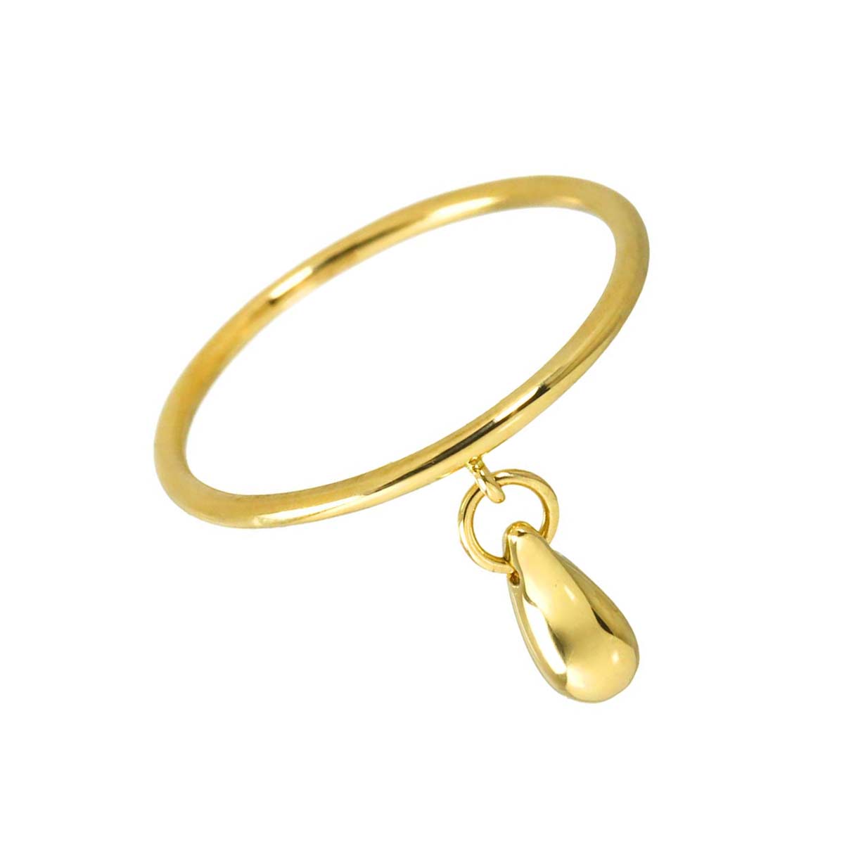 Teardrop Ring 18K YG 750 size5.5-5.75(US)