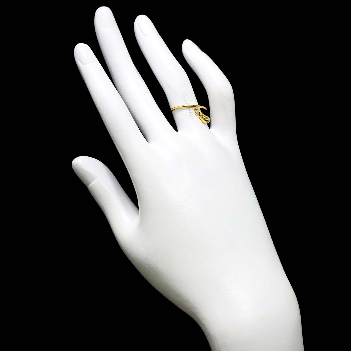 Teardrop Ring 18K YG 750 size5.5-5.75(US)