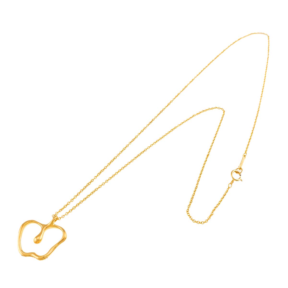 Apple motif Necklace 18K Yellow Gold 750