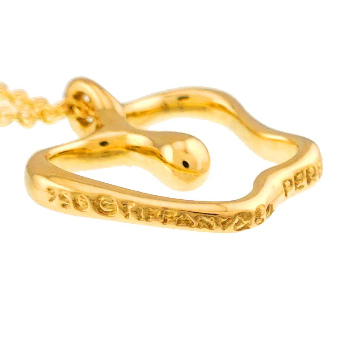 Apple motif Necklace 18K Yellow Gold 750
