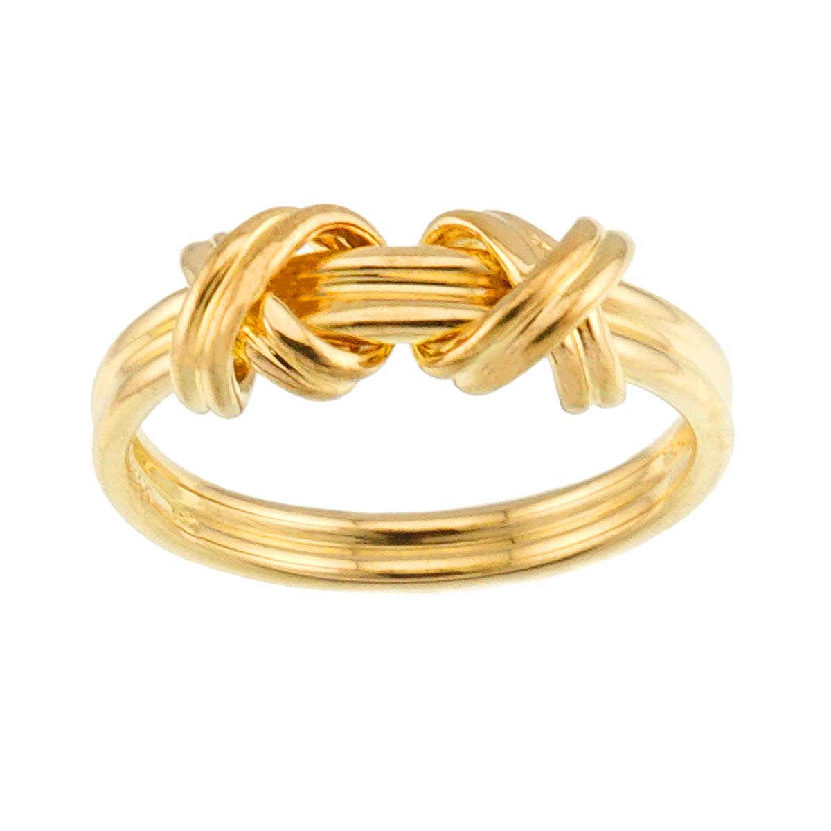 Signature Ring 18K Yellow Gold 750 size4-4.5(US)
