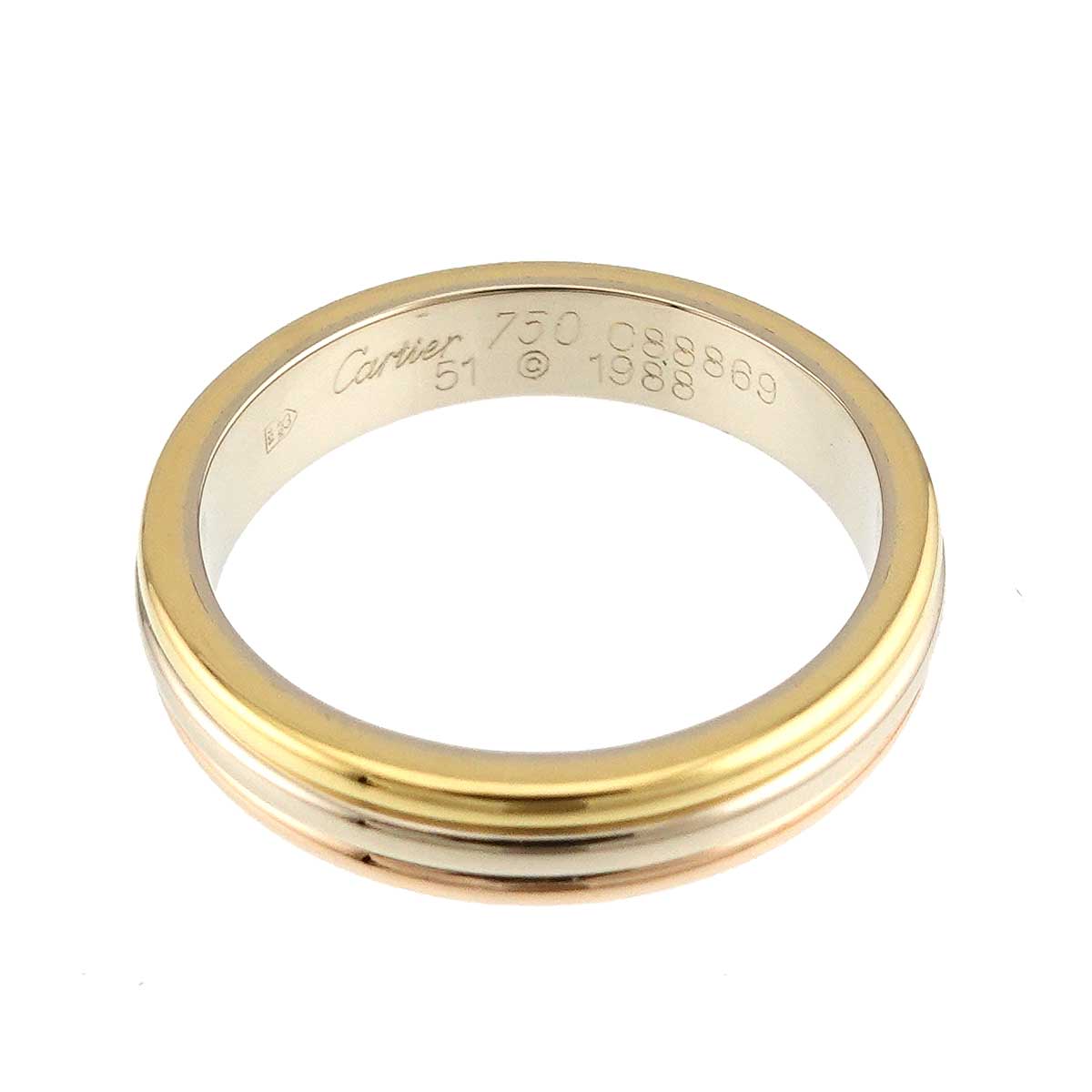 Vendome Ring 18K YG WG PG 750 size51 5.25-5.5(US)
