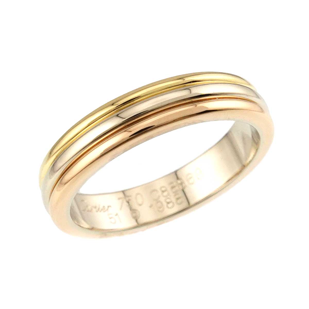Vendome Ring 18K YG WG PG 750 size51 5.25-5.5(US)