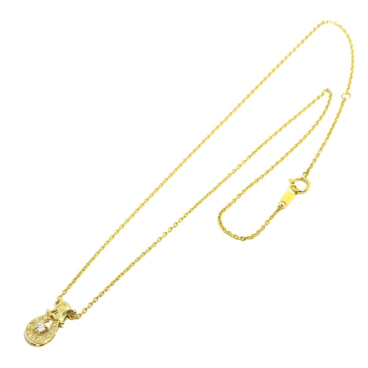 Macadam Diamond Necklace 18K Yellow Gold 750 90320611